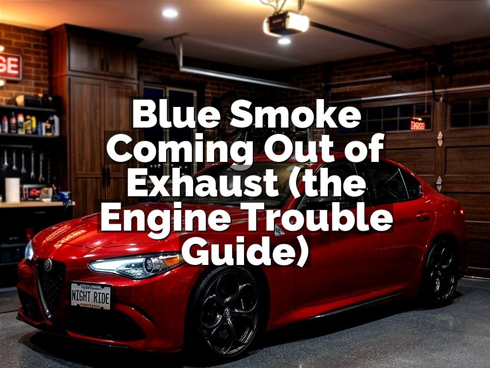 Blue Smoke Coming Out of Exhaust (the Engine Trouble Guide)