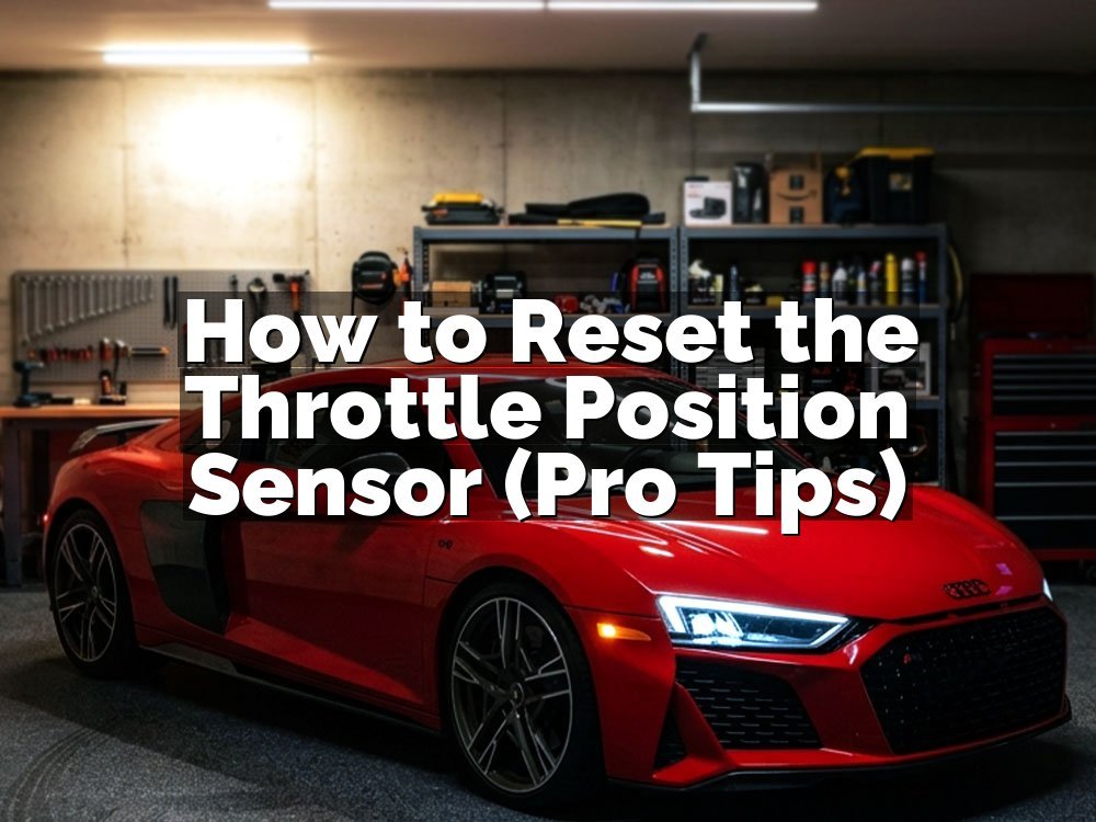 How to Reset the Throttle Position Sensor (Pro Tips)