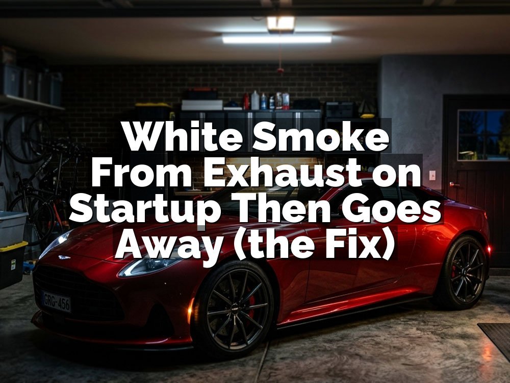 White Smoke From Exhaust on Startup Then Goes Away (the Fix)