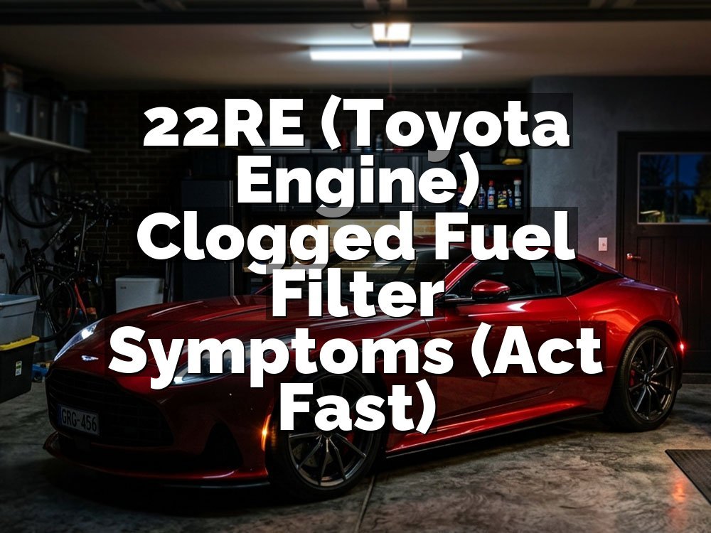 22RE (Toyota Engine) Clogged Fuel Filter Symptoms (Act Fast)