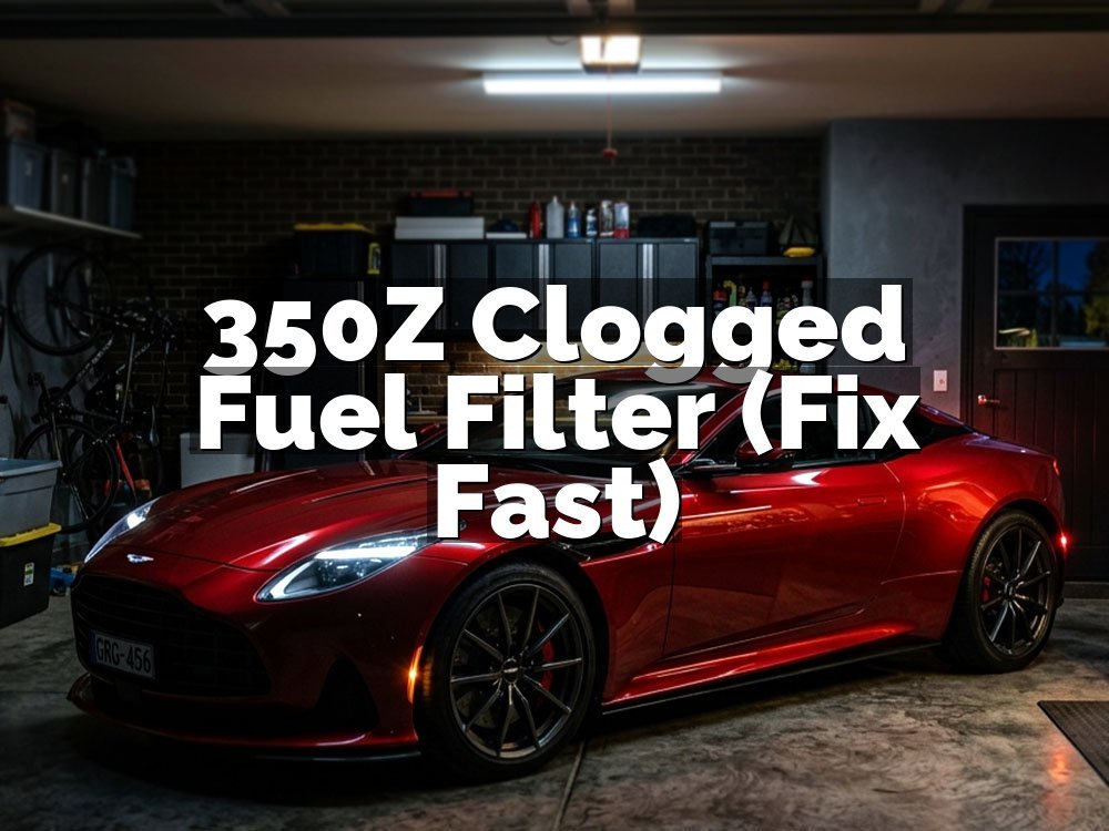 350Z Clogged Fuel Filter (Fix Fast)
