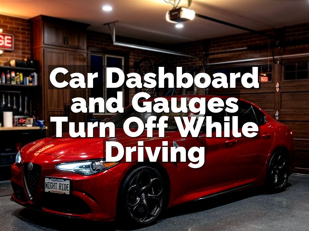 Car Dashboard and Gauges Turn Off While Driving