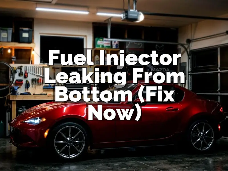 Fuel Injector Leaking From Bottom (Fix Now)