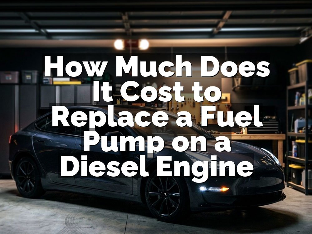 How Much Does It Cost to Replace a Fuel Pump on a Diesel Engine