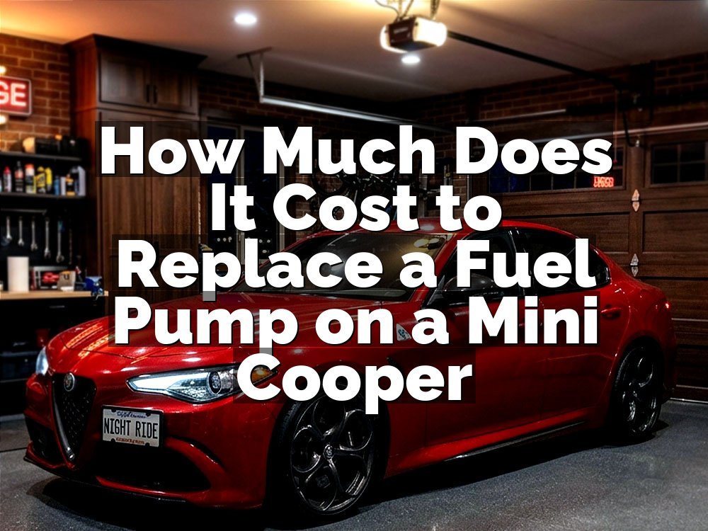 How Much Does It Cost to Replace a Fuel Pump on a Mini Cooper