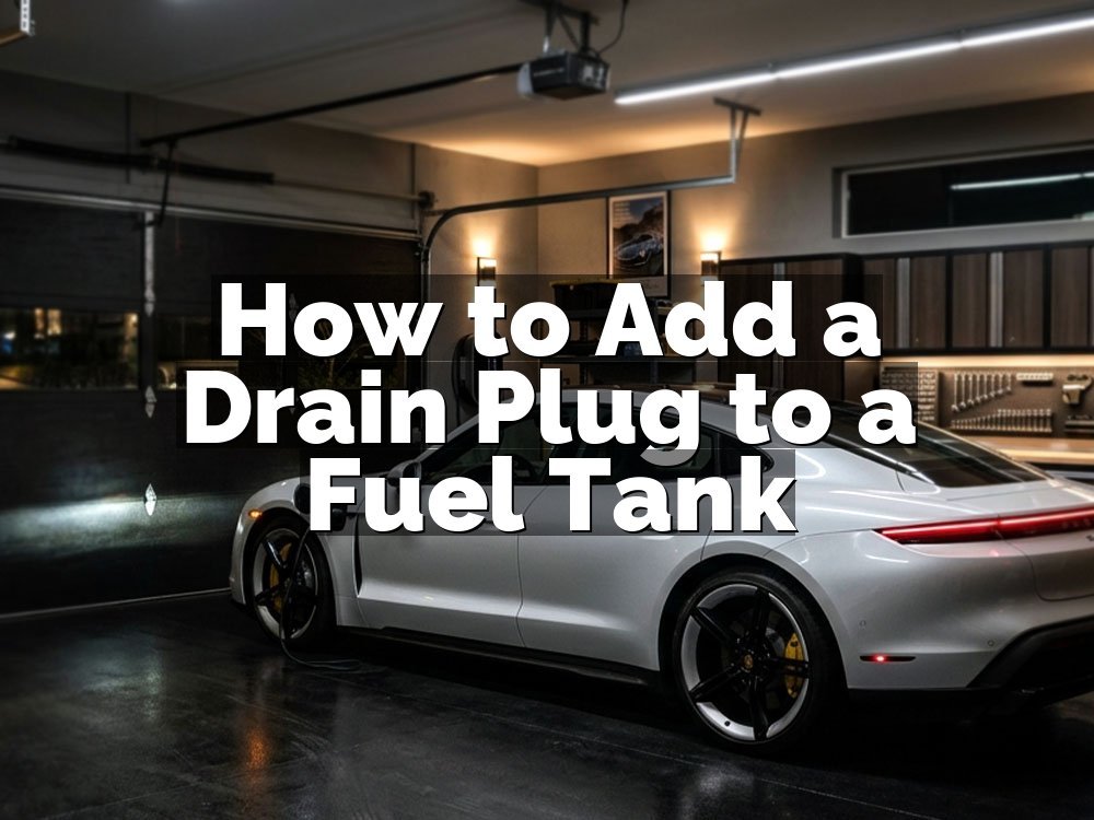 How to Add a Drain Plug to a Fuel Tank