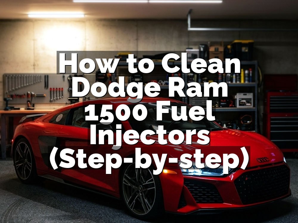 How to Clean Dodge Ram 1500 Fuel Injectors (Step-by-step)