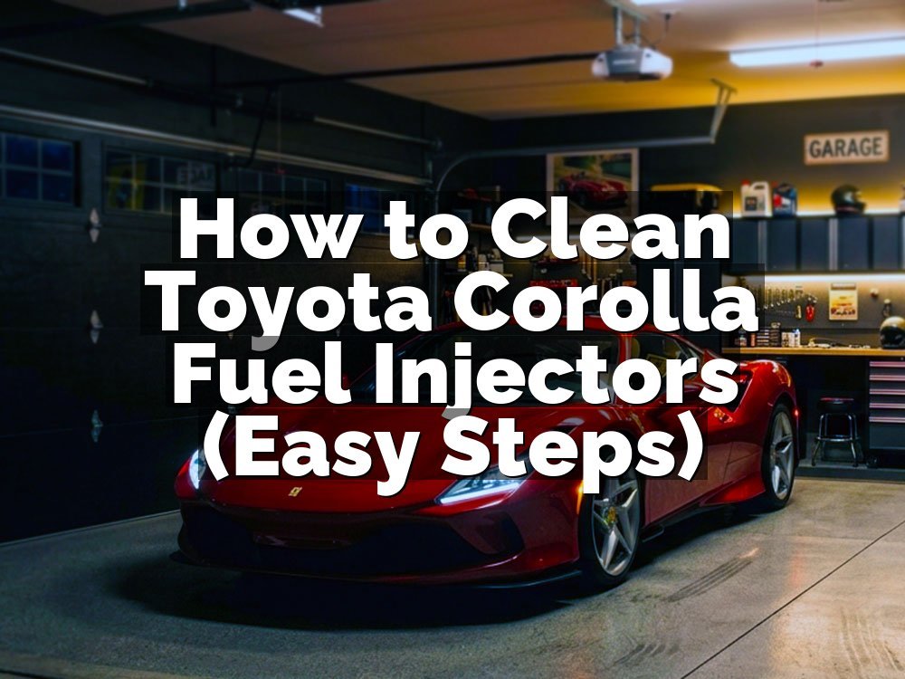 How to Clean Toyota Corolla Fuel Injectors (Easy Steps)