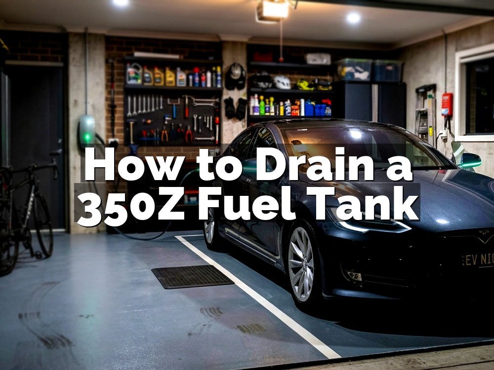 How to Drain a 350Z Fuel Tank