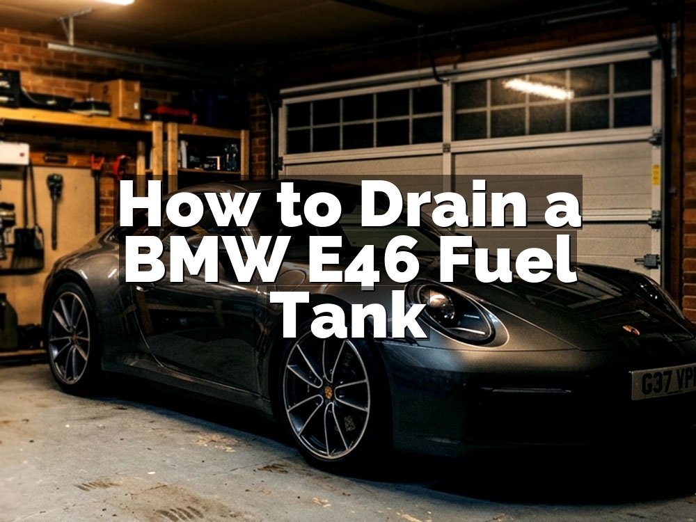 How to Drain a BMW E46 Fuel Tank