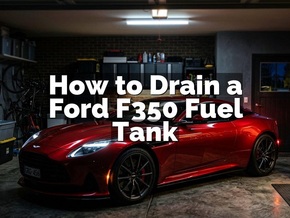 How to Drain a Ford F350 Fuel Tank