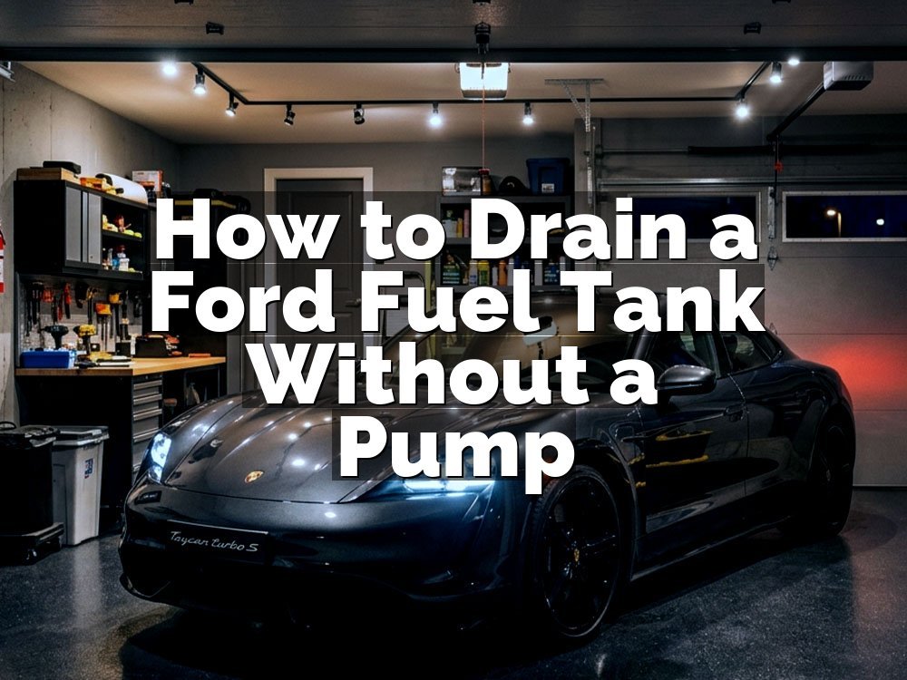 How to Drain a Ford Fuel Tank Without a Pump