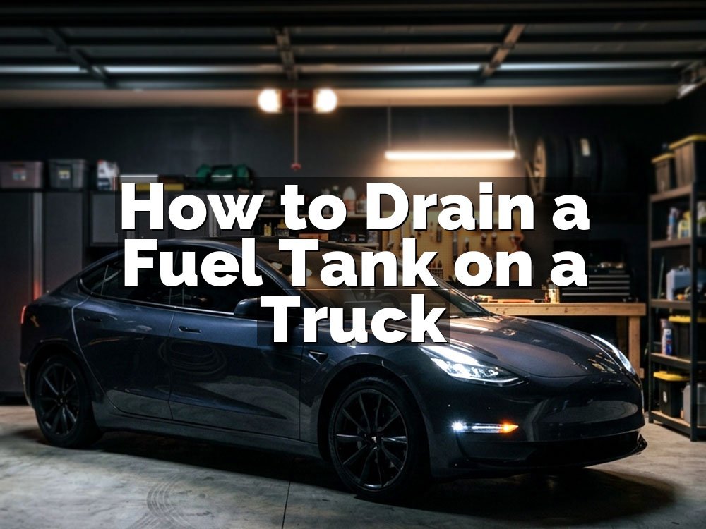 How to Drain a Fuel Tank on a Truck
