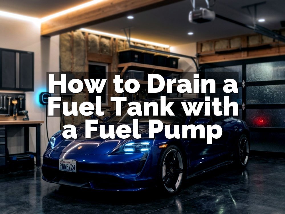 How to Drain a Fuel Tank with a Fuel Pump
