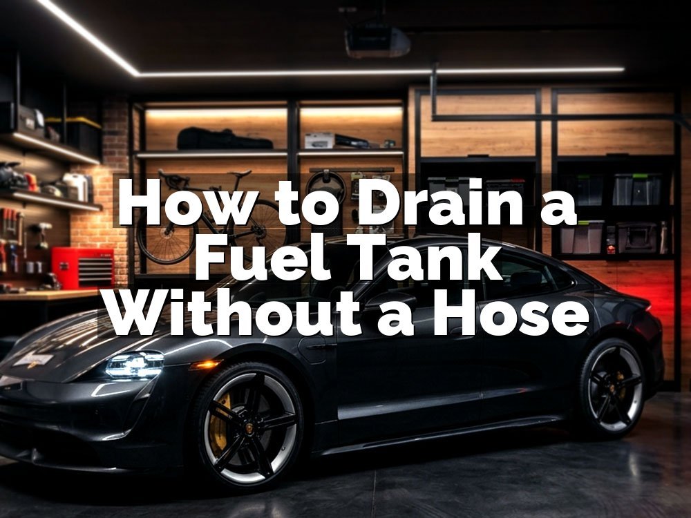 How to Drain a Fuel Tank Without a Hose