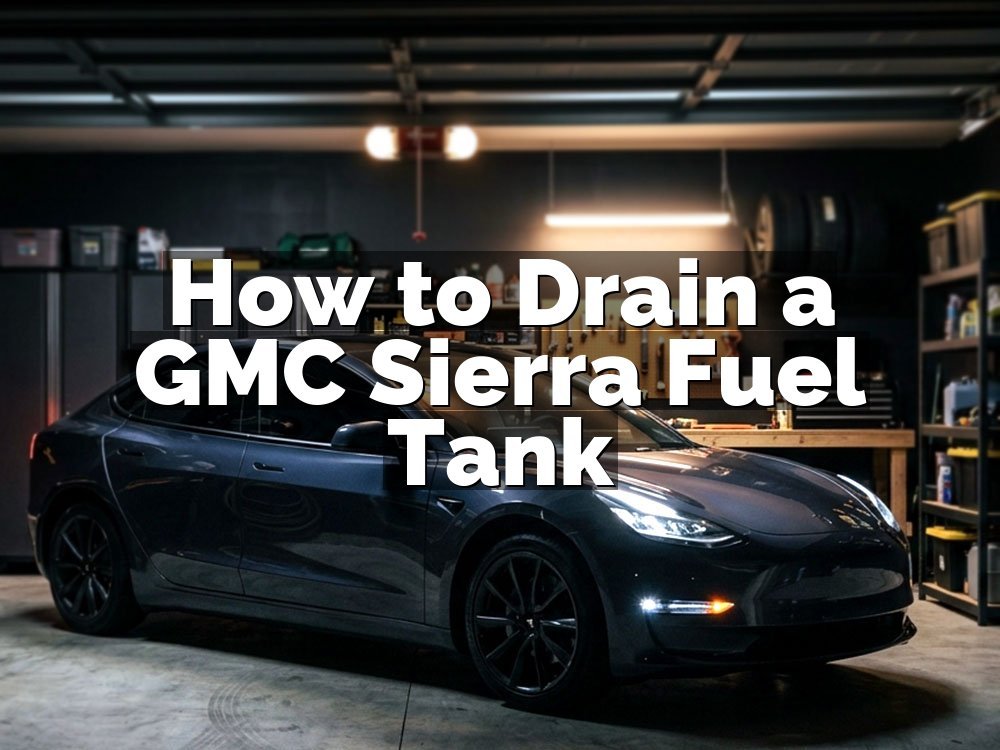 How to Drain a GMC Sierra Fuel Tank