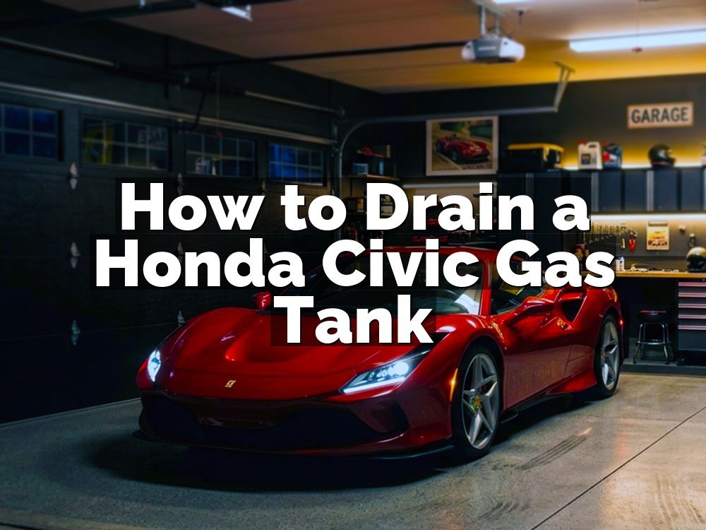 How to Drain a Honda Civic Gas Tank