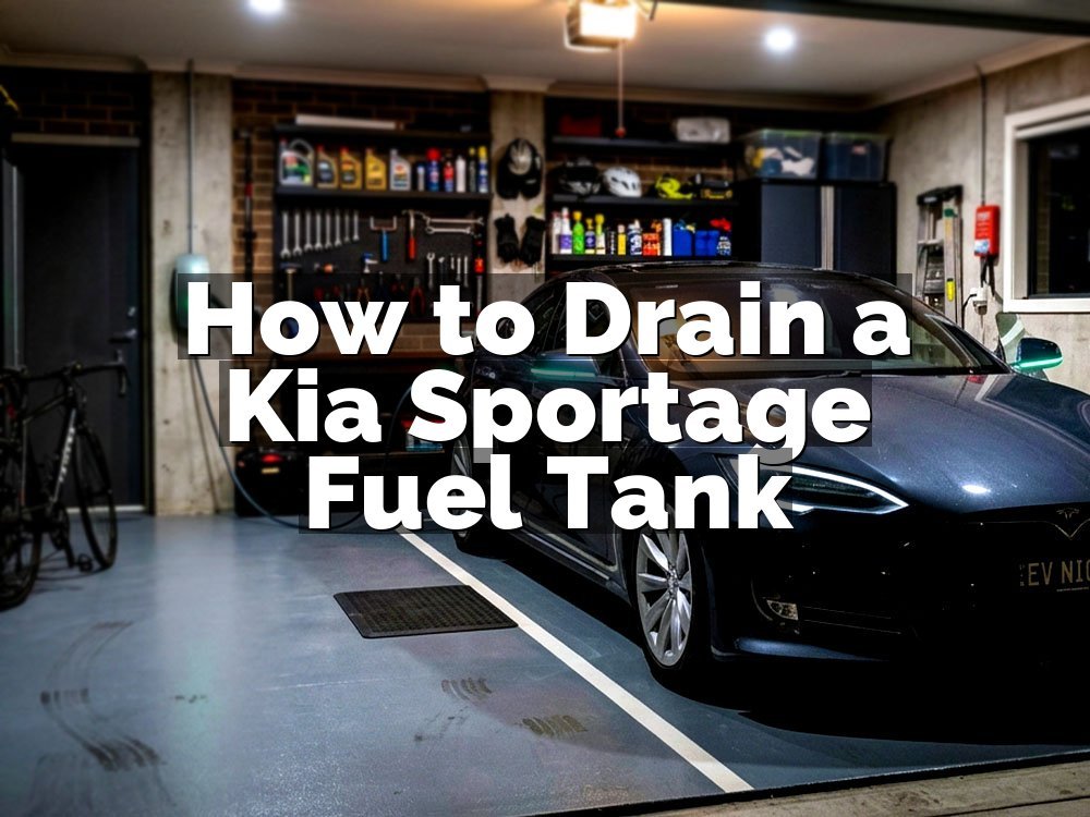 How to Drain a Kia Sportage Fuel Tank