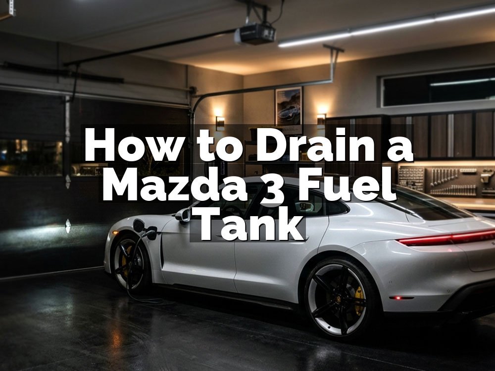 How to Drain a Mazda 3 Fuel Tank