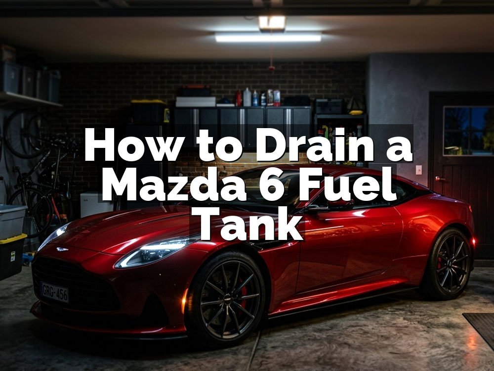 How to Drain a Mazda 6 Fuel Tank