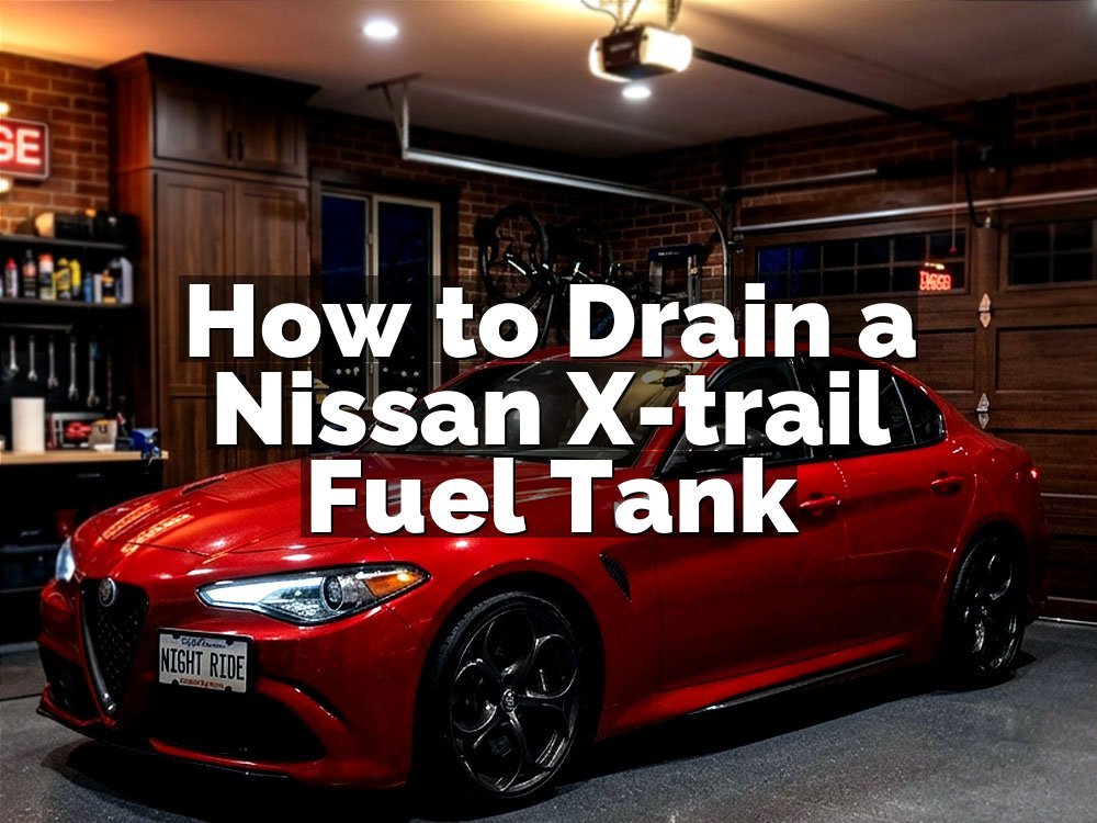 How to Drain a Nissan X-trail Fuel Tank
