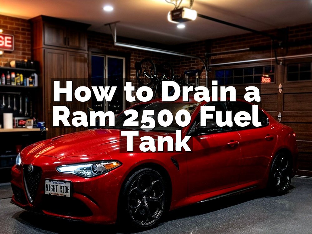 How to Drain a Ram 2500 Fuel Tank