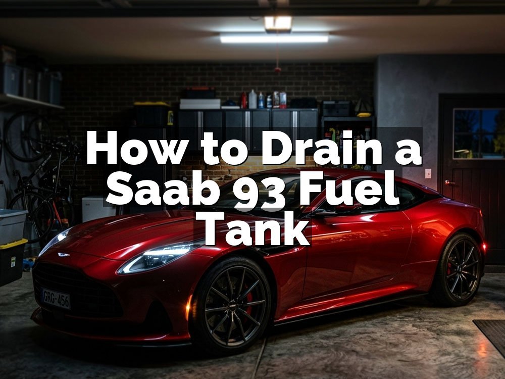 How to Drain a Saab 93 Fuel Tank