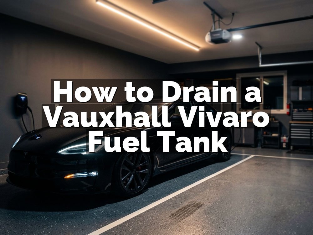 How to Drain a Vauxhall Vivaro Fuel Tank
