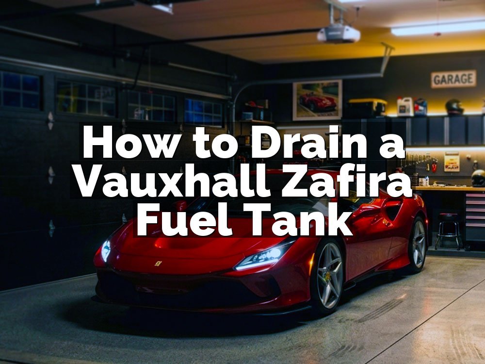 How to Drain a Vauxhall Zafira Fuel Tank