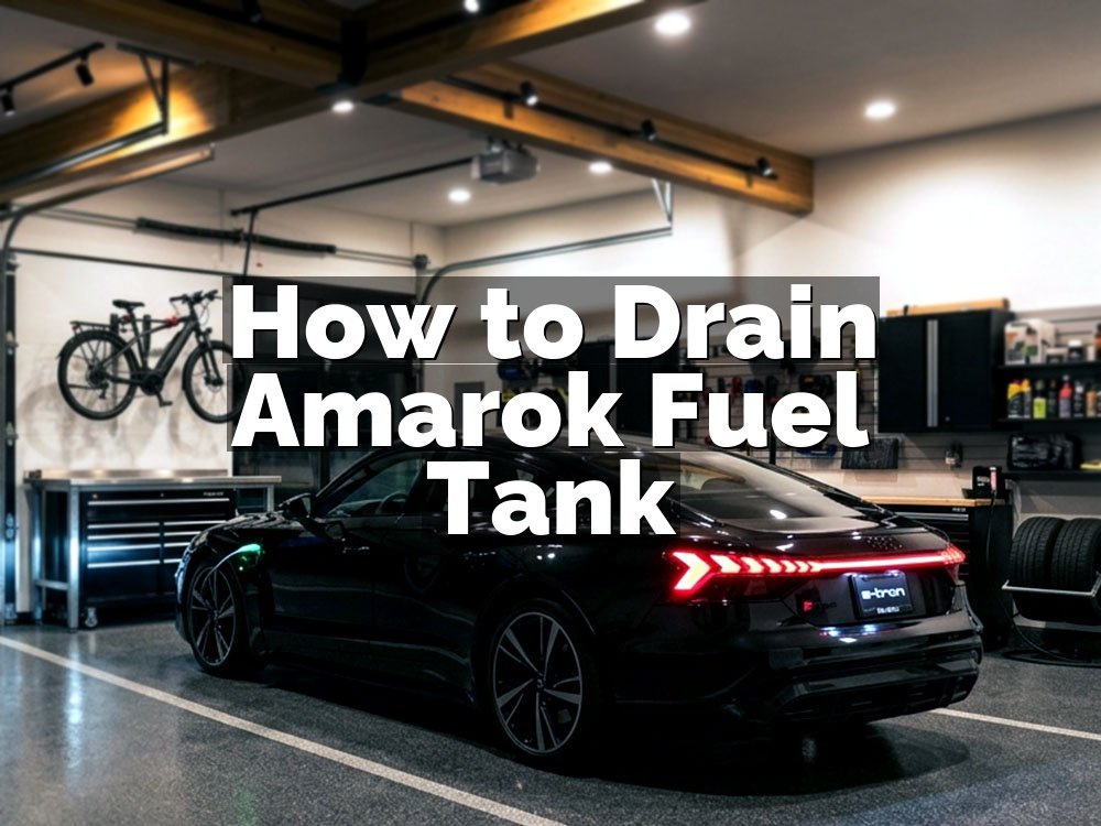 How to Drain Amarok Fuel Tank