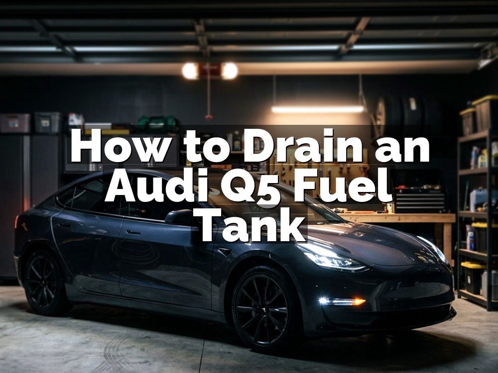 How to Drain an Audi Q5 Fuel Tank
