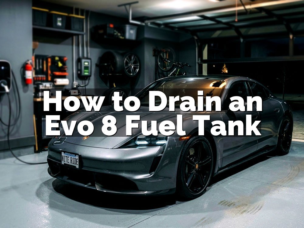 How to Drain an Evo 8 Fuel Tank