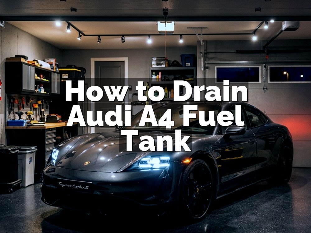 How to Drain Audi A4 Fuel Tank