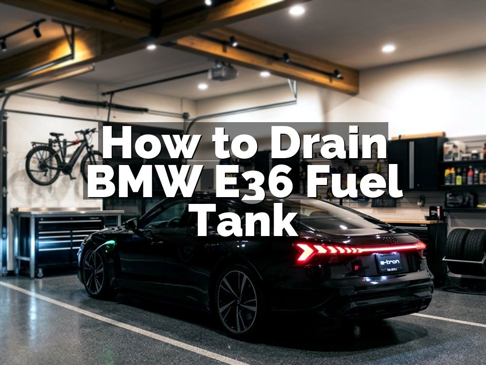 How to Drain BMW E36 Fuel Tank