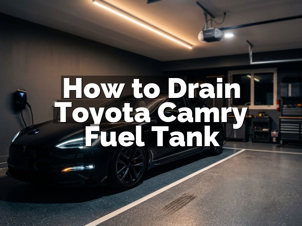 How to Drain Toyota Camry Fuel Tank