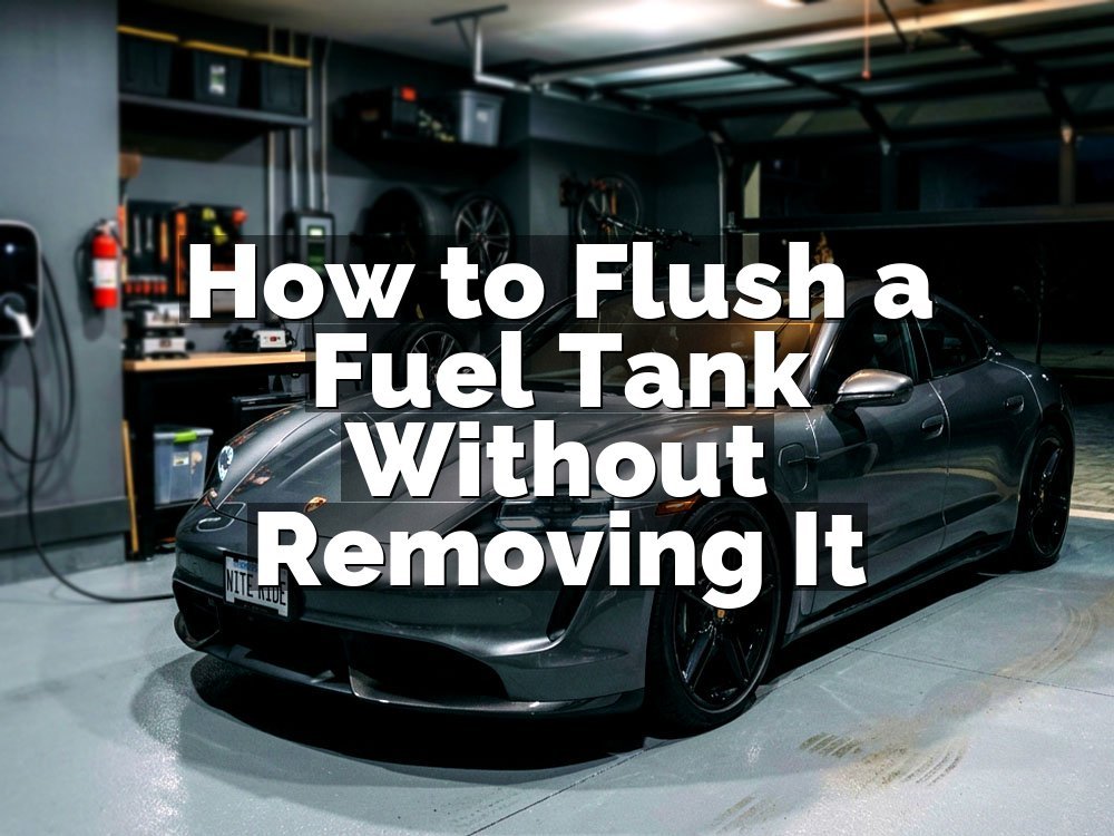 How to Flush a Fuel Tank Without Removing It