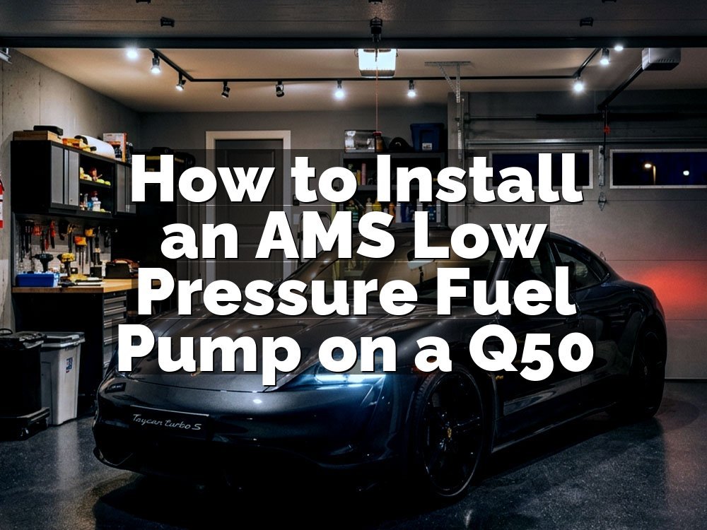 How to Install an AMS Low Pressure Fuel Pump on a Q50