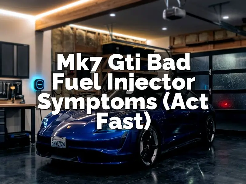 Mk7 Gti Bad Fuel Injector Symptoms (Act Fast)