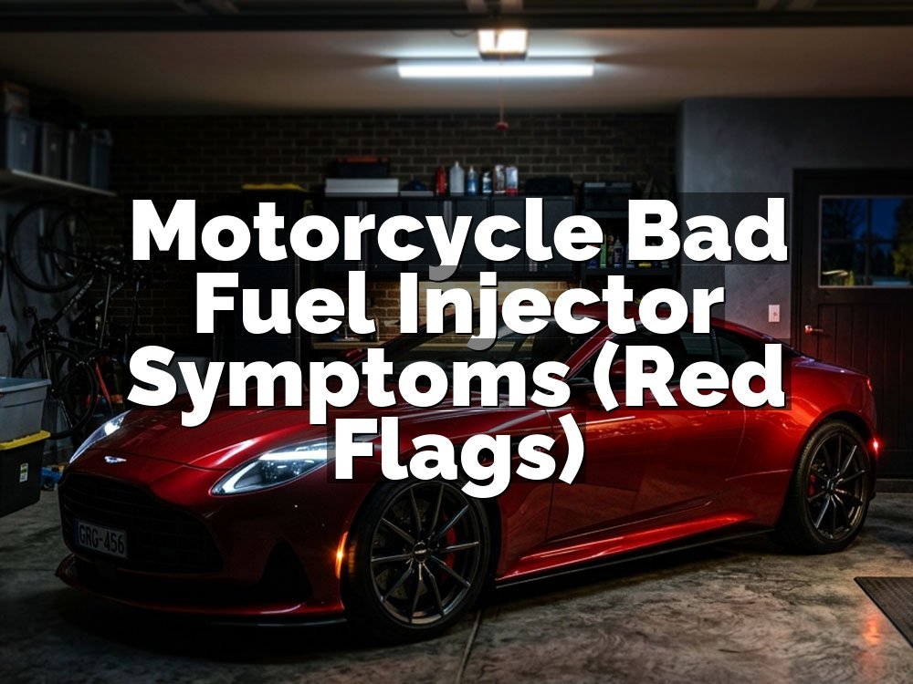 Motorcycle Bad Fuel Injector Symptoms (Red Flags)