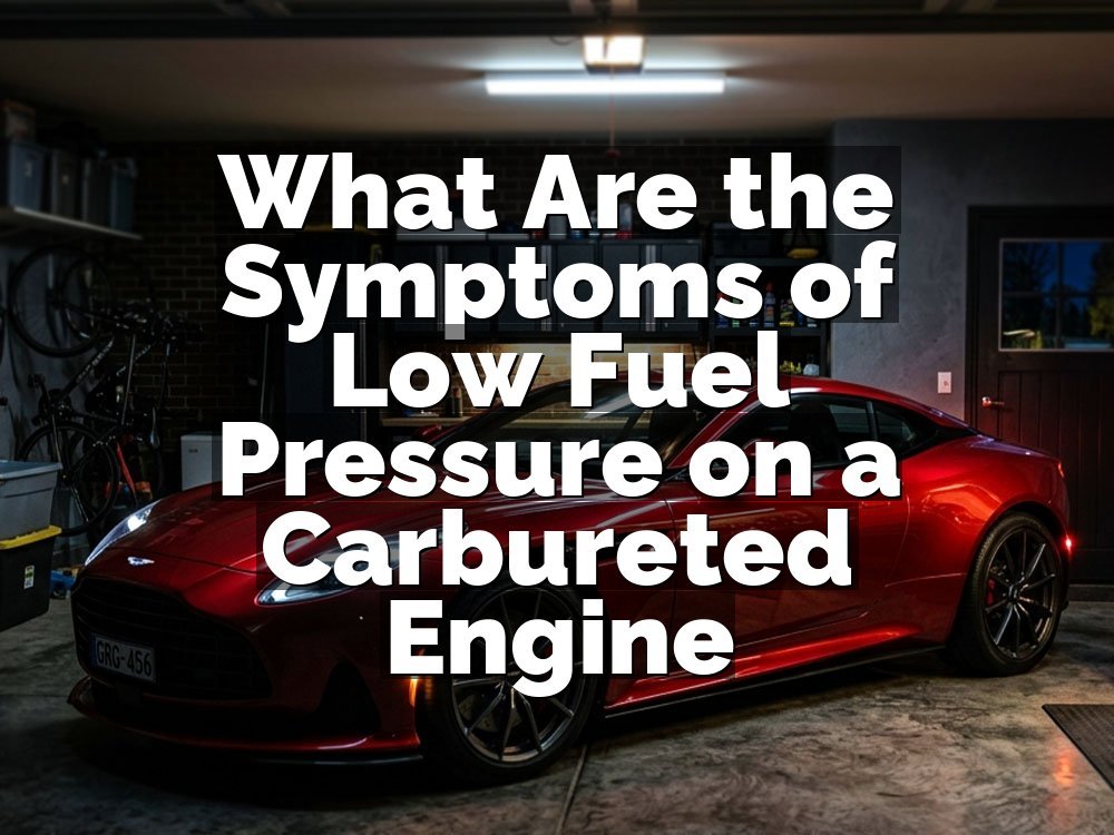 What Are the Symptoms of Low Fuel Pressure on a Carbureted Engine