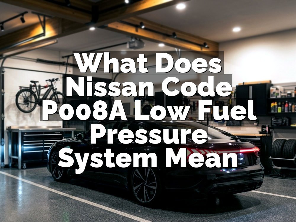 What Does Nissan Code P008A Low Fuel Pressure System Mean