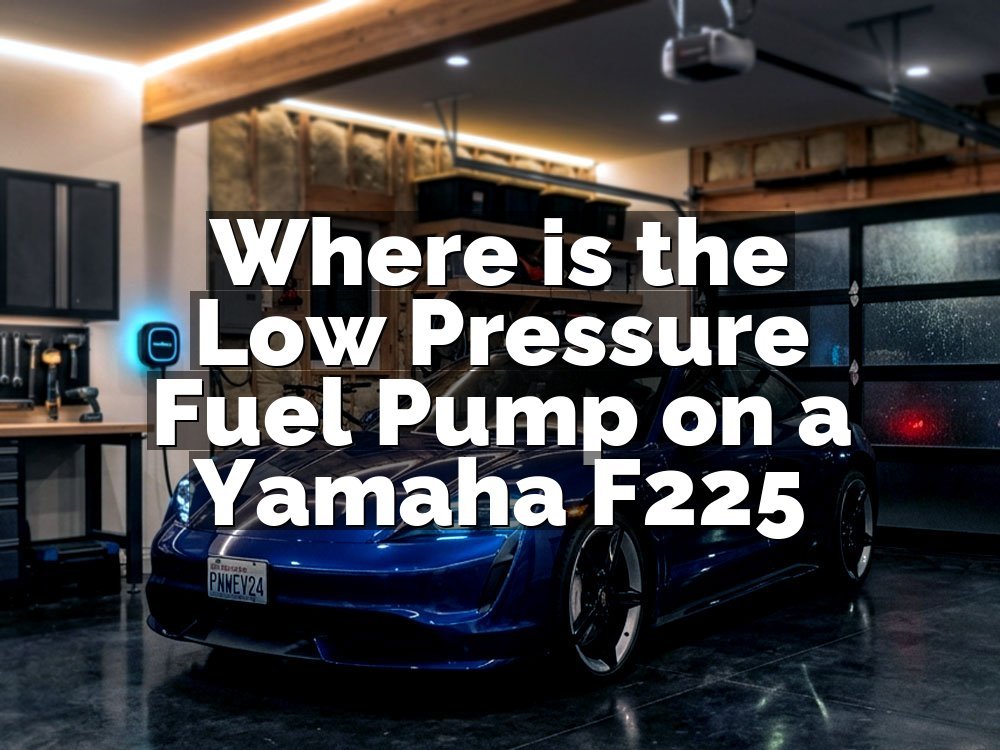 Where is the Low Pressure Fuel Pump on a Yamaha F225