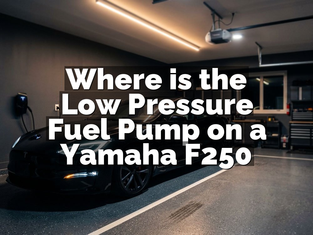Where is the Low Pressure Fuel Pump on a Yamaha F250