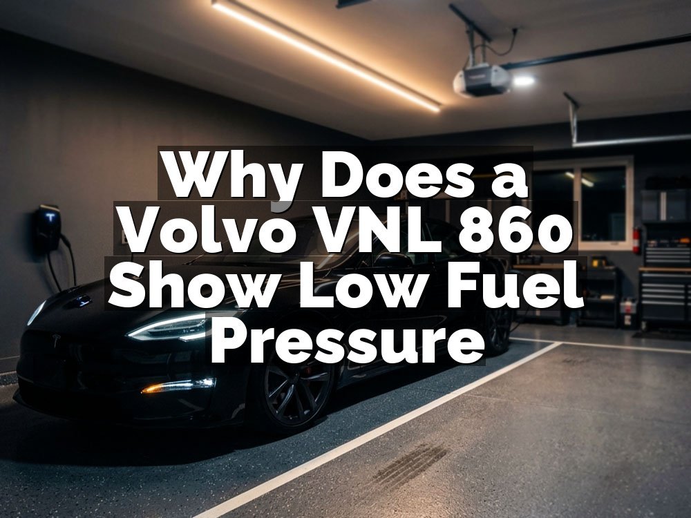 Why Does a Volvo VNL 860 Show Low Fuel Pressure