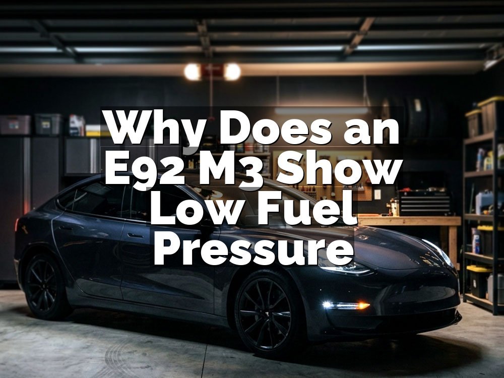 Why Does an E92 M3 Show Low Fuel Pressure